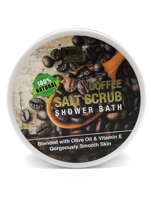 Yoko Скраб для тела солевой с кофе Gold Coffee Salt Scrub Shower Bath, 240 г