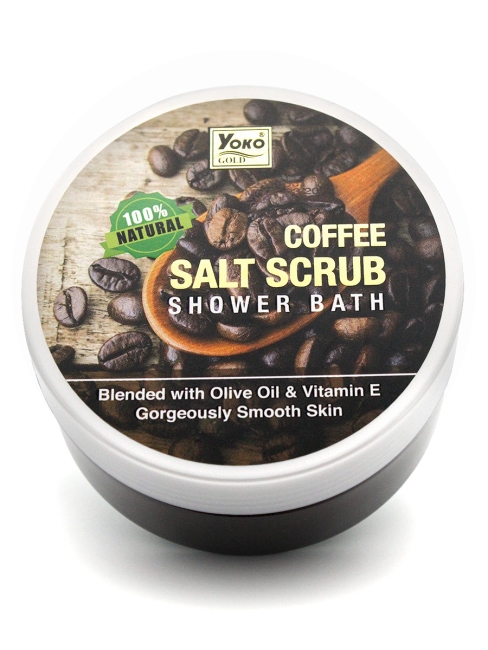 Yoko Скраб для тела солевой с кофе Gold Coffee Salt Scrub Shower Bath, 240 г