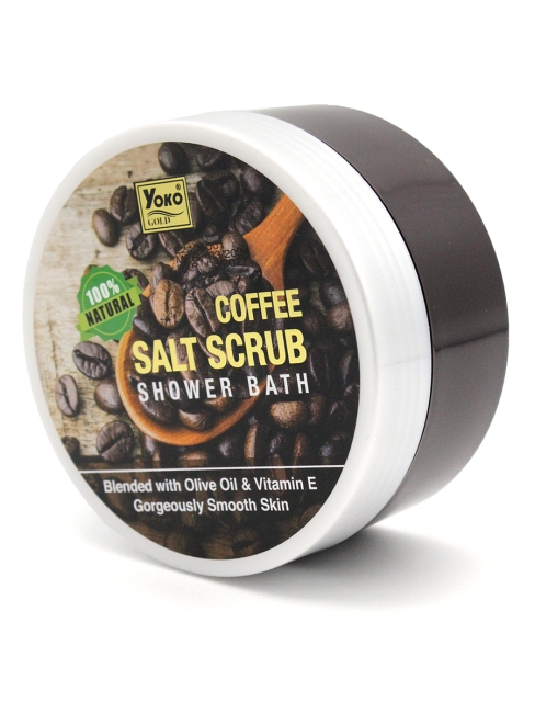 Yoko Скраб для тела солевой с кофе Gold Coffee Salt Scrub Shower Bath, 240 г