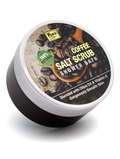 Yoko Скраб для тела солевой с кофе Gold Coffee Salt Scrub Shower Bath, 240 г