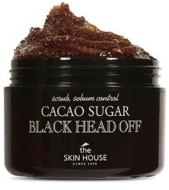 The Skin House Сacao Sugar Black Head Off Скраб против черных точек с коричневым сахаром и какао, 50 мл