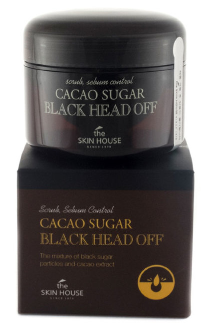 The Skin House Сacao Sugar Black Head Off Скраб против черных точек с коричневым сахаром и какао, 50 мл The Skin House Сacao Sugar Black Head Off Скраб против черных точек с коричневым сахаром и какао, 50 мл