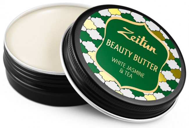 Zeitun Бьюти-баттер "Белый жасмин и чай", насыщенное масло для рук, тела и лица, 55 мл Zeitun Бьюти-баттер "Белый жасмин и чай", насыщенное масло для рук, тела и лица, 55 мл