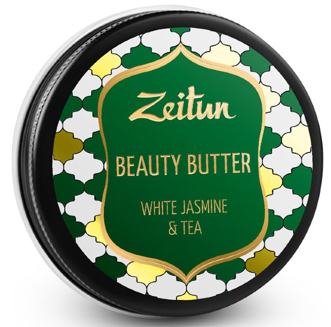 Zeitun Бьюти-баттер "Белый жасмин и чай", насыщенное масло для рук, тела и лица, 55 мл Zeitun Бьюти-баттер "Белый жасмин и чай", насыщенное масло для рук, тела и лица, 55 мл