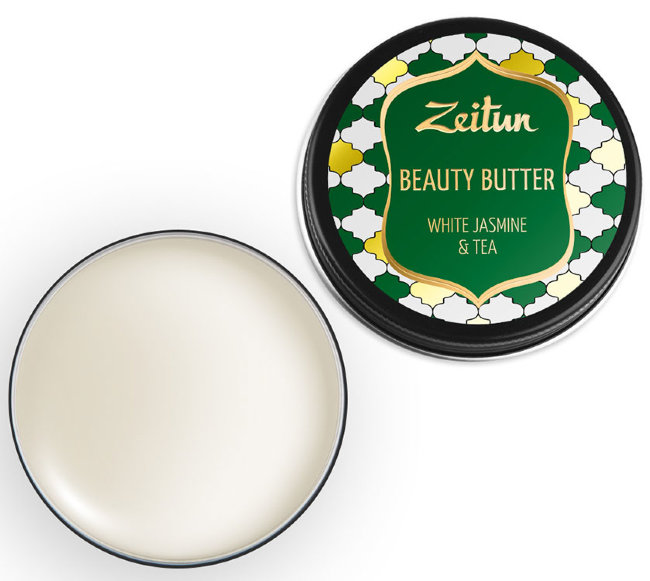 Zeitun Бьюти-баттер "Белый жасмин и чай", насыщенное масло для рук, тела и лица, 55 мл Zeitun Бьюти-баттер "Белый жасмин и чай", насыщенное масло для рук, тела и лица, 55 мл