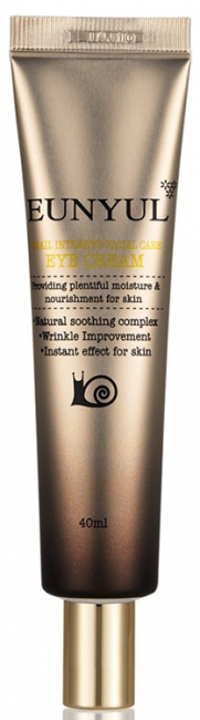 EUNYUL Snail Intensive Facial Care Eye Cream Интенсивный крем для кожи вокруг глаз с муцином улитки, 40 мл EUNYUL Snail Intensive Facial Care Eye Cream Интенсивный крем для кожи вокруг глаз с муцином улитки, 40 мл