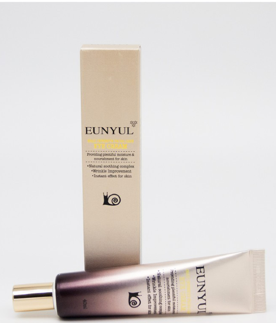 EUNYUL Snail Intensive Facial Care Eye Cream Интенсивный крем для кожи вокруг глаз с муцином улитки, 40 мл EUNYUL Snail Intensive Facial Care Eye Cream Интенсивный крем для кожи вокруг глаз с муцином улитки, 40 мл