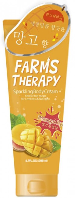 Farms Therapy Крем для тела на основе минеральной воды Манго, 200 мл