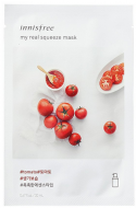 Innisfree My Real Squeeze Mask Tomato Листовая маска для лица с экстрактом томата, 20 мл