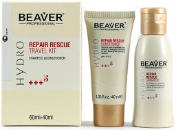 Beaver Professional Repair Rescue Travel Kit Shampoo & Conditioner Дорожный набор восстанавливающий (шампунь+кондиционер), 60 мл + 40 мл