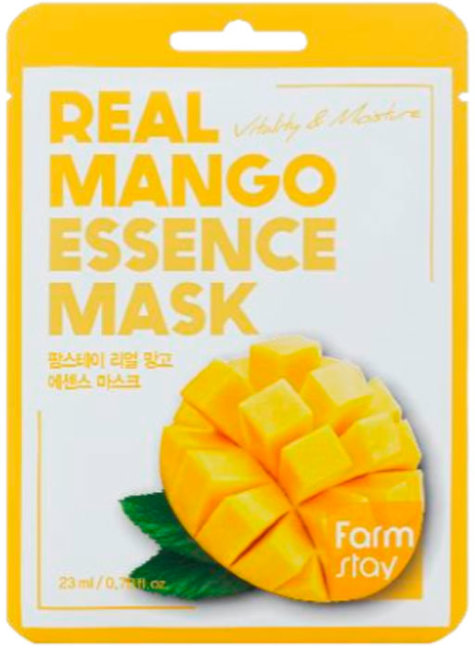 FarmStay Real Mango Essence Mask Тканевая маска для лица с экстрактом манго, 23 мл FarmStay Real Mango Essence Mask Тканевая маска для лица с экстрактом манго, 23 мл