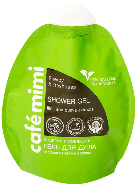 Кафе красоты Le Cafe Mimi Гель для душа Энергия и свежесть/унисекс, 250 мл