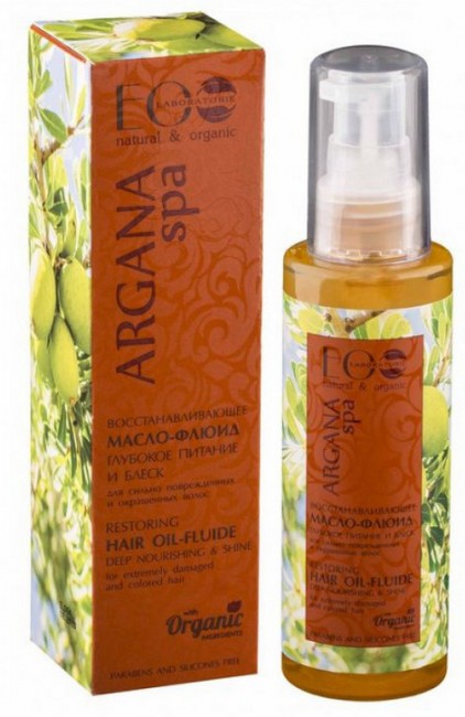 Ecolab Spa Argana Восстанавливающее масло - флюид "Глубокое питание и Блеск", 100 мл