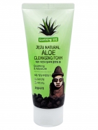 Welcos Пенка для умывания с Алоэ Kwailnara Jeju Natural Aloe Cleansing Foam, 120 г