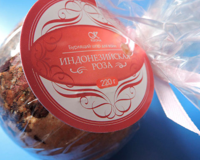 Kleona Бурлящий шар "Индонезийская роза", 200 г Kleona Бурлящий шар "Индонезийская роза", 200 г