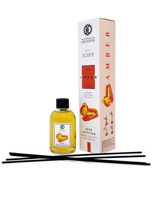 Kreasyon Аромадиффузор с палочками Амбра Reed Diffuser Amber, 115 мл Kreasyon Аромадиффузор с палочками Амбра Reed Diffuser Amber, 115 мл