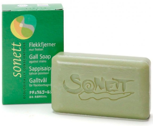 Sonett Хозяйственное мыло твердое для удаления пятен, 100 г