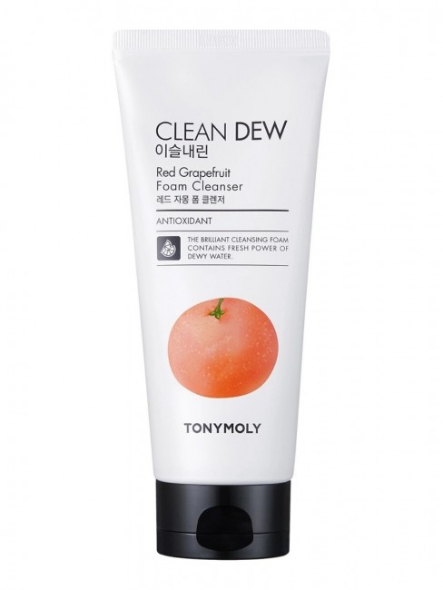 TONYMOLY Пенка для умывания с экстрактом красного грейпфрута Clean Dew Red Grapefruit Foam Cleanser, 180 мл