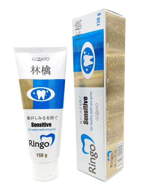 Gotayo Зубная отбеливающая паста для чувствительных зубов Ringo Sensitive, 150 г Gotayo Зубная отбеливающая паста для чувствительных зубов Ringo Sensitive, 150 г