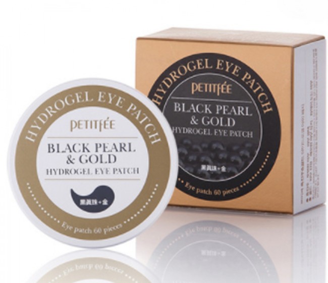 Petitfee Black Pearl & Gold Eye Patch Гидрогелевые патчи вокруг глаз с коллоидным золотом и пудрой черного жемчуга, 60 шт Petitfee Black Pearl & Gold Eye Patch Гидрогелевые патчи вокруг глаз с коллоидным золотом и пудрой черного жемчуга, 60 шт
