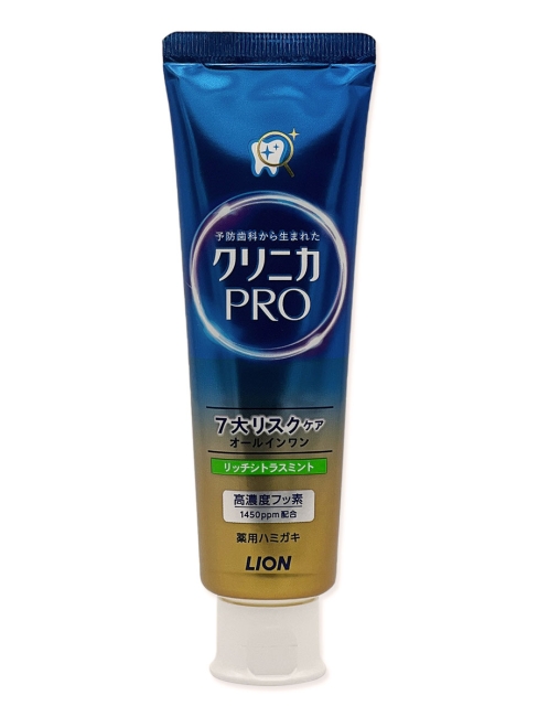 Lion Зубная паста от кариеса комплексный уход для чувствительных зубов Мята и Цитрус Clinica PRO All in 1, 95 г