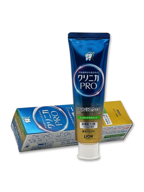 Lion Зубная паста от кариеса комплексный уход для чувствительных зубов Мята и Цитрус Clinica PRO All in 1, 95 г