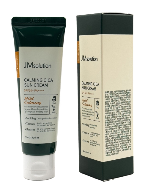 JMsolution Солнцезащитный крем для лица с центеллой Sun Cream Calming Cica SPF50+ PA++++, 50 мл JMsolution Солнцезащитный крем для лица с центеллой Sun Cream Calming Cica SPF50+ PA++++, 50 мл