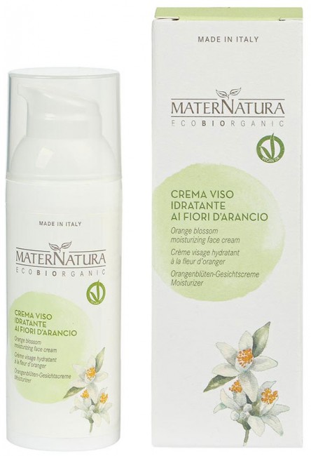 Mater Natura Увлажняющий крем для лица с Цветками апельсина, 50 мл