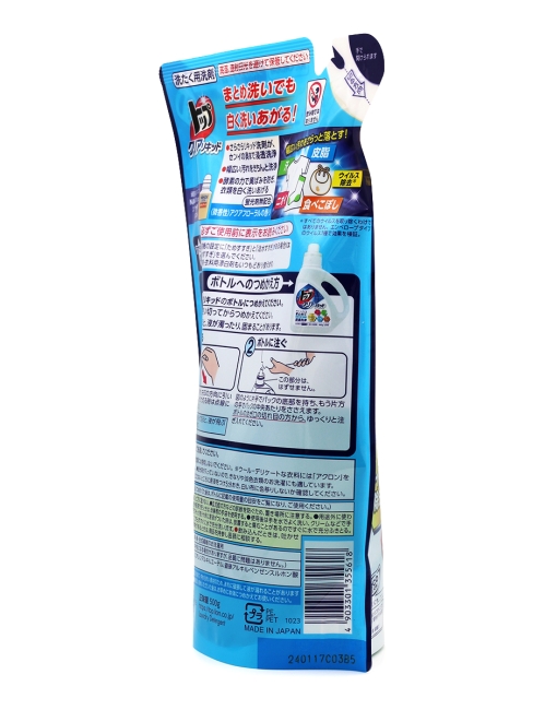 LION Жидкое средство концентрат для стирки Топ – сила ферментов Top Clear Liquid Refill, 500 г