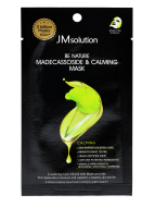 JMsolution Успокаивающая тканевая маска для лица с мадекассосидом Be Nature Madecassoside & Calming Mask, 5 шт х 24 мл JMsolution Успокаивающая тканевая маска для лица с мадекассосидом Be Nature Madecassoside & Calming Mask, 5 шт х 24 мл