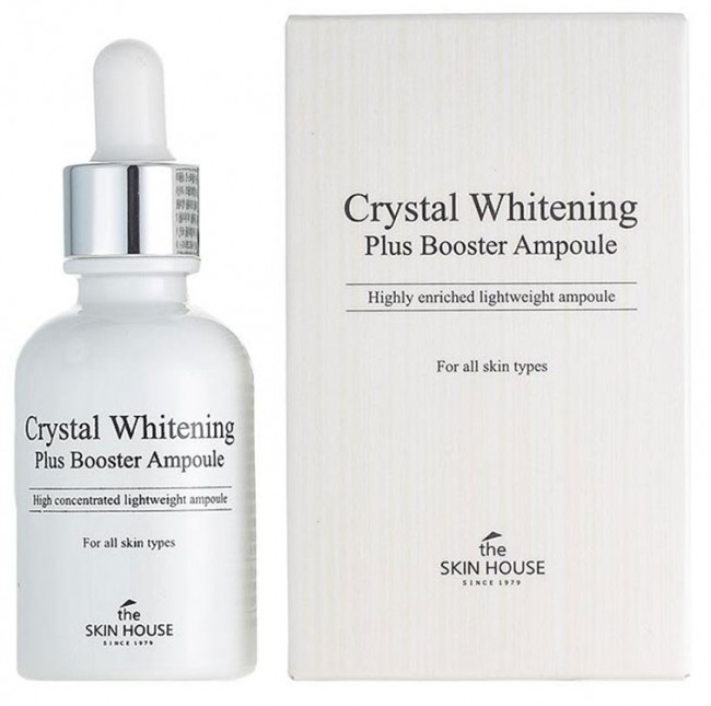 The Skin House Crystal Whitening Plus Booster Ampoule Концентрированная ампульная сыворотка «Кристал Уайт», 30 мл The Skin House Crystal Whitening Plus Booster Ampoule Концентрированная ампульная сыворотка «Кристал Уайт», 30 мл