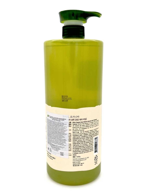 White Organia Шампунь для волос с Алоэ Вера 95% + Комплекс витаминов Good Natural Aloe Vera Hair Shampoo, 1500 мл White Organia Шампунь для волос с Алоэ Вера 95% + Комплекс витаминов Good Natural Aloe Vera Hair Shampoo, 1500 мл