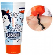 Elizavecca Hell-Pore Bubble Blackboom Pore Pack Чёрная кислородная маска для очищения пор, 150 мл