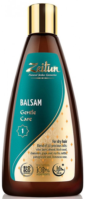 Zeitun Бальзам для волос №1 Нежный уход для сухих волос, 250 мл Zeitun Бальзам для волос №1 Нежный уход для сухих волос, 250 мл