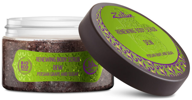 Zeitun Обновляющий скраб для тела "Роса" с персидским виноградом и тростниковым сахаром, 250 мл Zeitun Обновляющий скраб для тела "Роса" с персидским виноградом и тростниковым сахаром, 250 мл