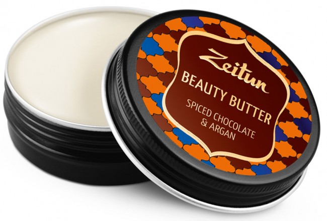 Zeitun Бьюти-баттер "Пряный шоколад и аргана", насыщенное масло для рук, тела и лица, 55 мл