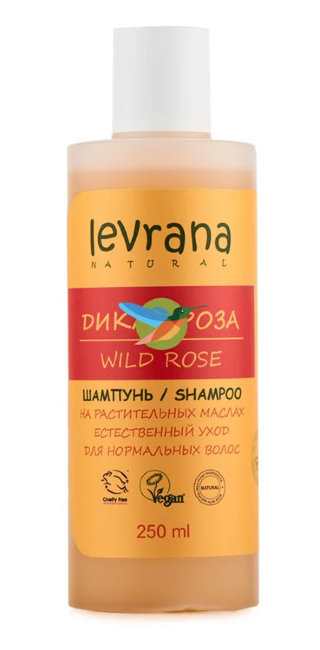 Леврана Шампунь для нормальных волос Дикая Роза, 250 мл