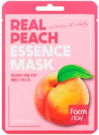 FarmStay Real Peach Essence Mask Тканевая маска для лица с экстрактом персика, 23 мл