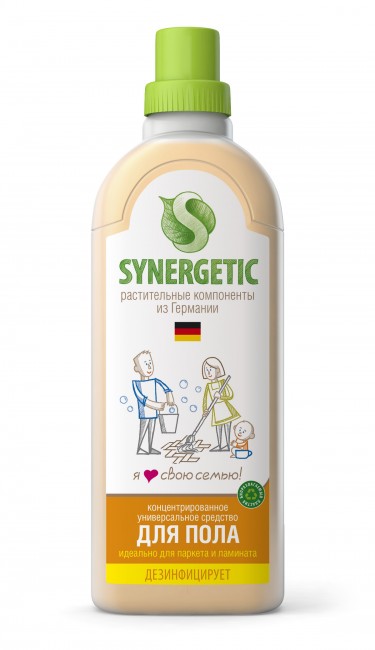 Synergetic Жидкое средство для мытья пола, 1 л Synergetic Жидкое средство для мытья пола, 1 л