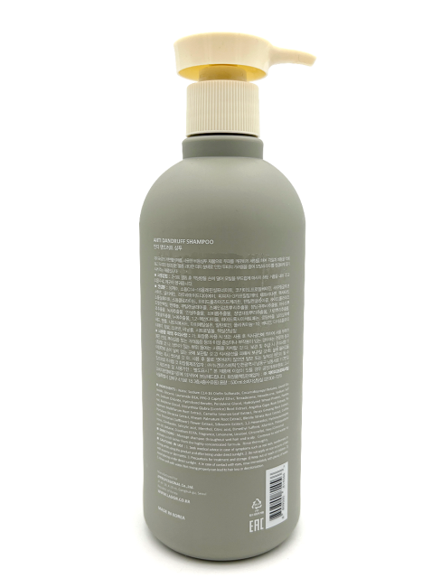 La'dor Слабокислотный шампунь против перхоти Anti Dandruff Shampoo, 530 мл