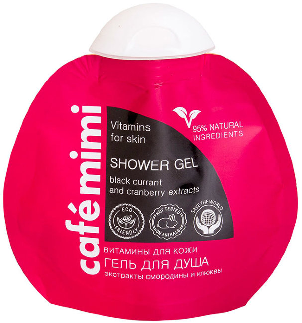 Кафе красоты Le Cafe Mimi Гель для душа Витамины для кожи, 100 мл Кафе красоты Le Cafe Mimi Гель для душа Витамины для кожи, 100 мл