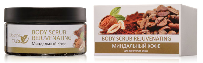 Doctor TALLI Scrub Rejuvenating Масляный скраб омолаживающий "Миндальный Кофе", 400 мл