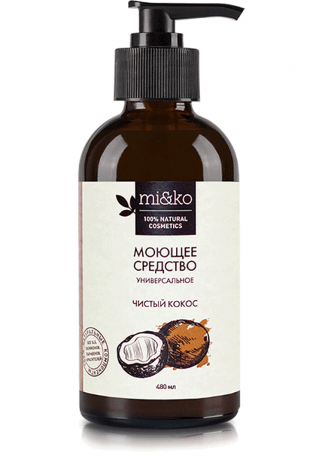MiKo Моющее средство универсальное Чистый кокос, 480 мл