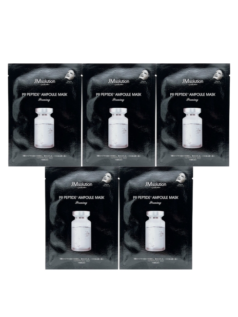 JMsolution Маска для лица с пептидами P9 Peptide Ampoule Mask Firming, 5 шт*30 мл