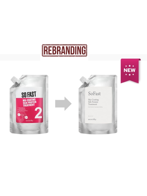 Secret Key Маска для волос с эффектом ламинирования So Fast Mu-Coating Silk Protein Treatment, 480 г