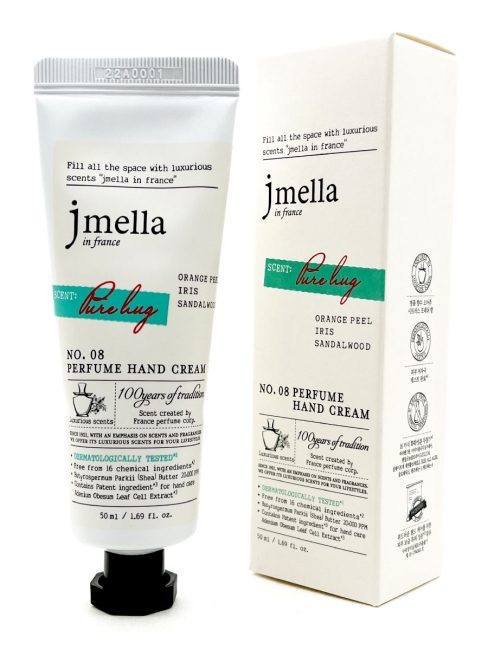 Jmella Парфюмированный крем для рук "Чистые объятия" N0.08 In France Pure Hug Perfume Hand Cream, 50 мл