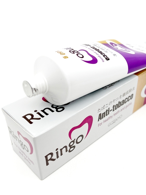 Gotayo Зубная паста отбеливающая для курильщиков Ringo Anti-tobacco, 150 г