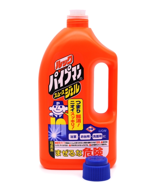 LION Средство для прочистки сточных труб Look Drain Cleaner, 1000 мл