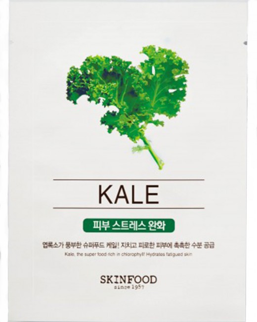 SKINFOOD Beauty In A Food Mask Sheet Kale Тканевая маска для лица с экстрактом морской капусты, 18 мл SKINFOOD Beauty In A Food Mask Sheet Kale Тканевая маска для лица с экстрактом морской капусты, 18 мл