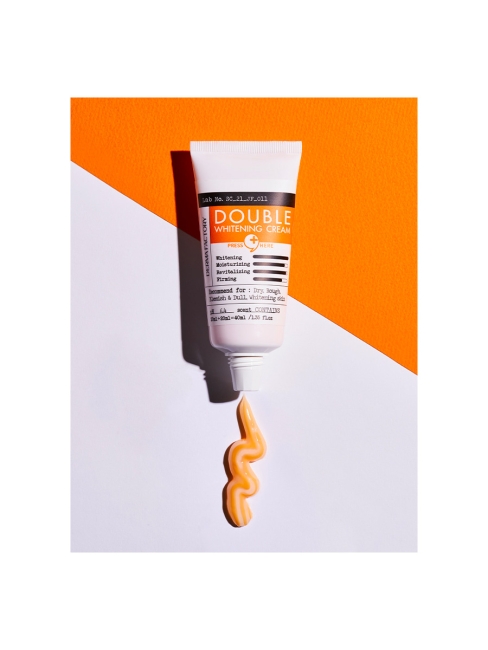 Derma Factory Двойной осветляющий крем для лица с глутатионом и транексамовой кислотой Double Whitening Cream, 40 мл Derma Factory Двойной осветляющий крем для лица с глутатионом и транексамовой кислотой Double Whitening Cream, 40 мл